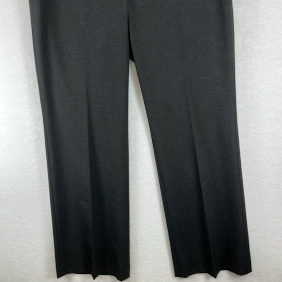 Halogen Taylor Fit Career Pants Sz 12 Dk Gray Polyester/Viscose/Spandex Like New - Picture 4 of 12